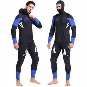 Smart-traje de <span class=keywords><strong>neopreno</strong></span> para hombre, traje de <span class=keywords><strong>neopreno</strong></span> de 5mm, conjunto de 2 piezas de <span class=keywords><strong>cuerpo</strong></span> completo de manga larga para buceo, 5MM - Product Image 1