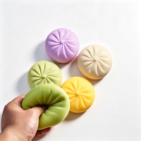 Jouet anti-stress en forme de pain vapeur souple, à remontée lente, jouet de décompression à pétrir pour enfants et adultes