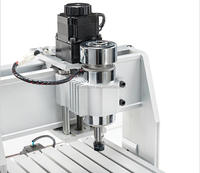 Machine de fraisage CNC de bureau miniature Mach3 à faible coût, CNC 3020, 3 axes, moteur de broche à refroidissement par eau VFD 1,5 kW, machine de gravure CNC 3040