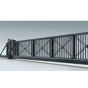 Villa Garden Yard Outdoor Luxury Electric Entrada automática Puertas corredizas de entrada de aluminio externas para <span class=keywords><strong>casa</strong></span> - Product Image 5