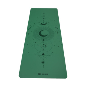 Estera de Yoga de <span class=keywords><strong>Fitness</strong></span> personalizada de 4mm de grosor de alta calidad, goma de PU Natural antideslizante con impresión de logotipo, estera de Yoga Premium - Product Image 1