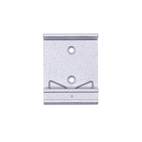 Boucle en forme de C de 35mm avec trous de montage Boucle de rail de guidage DIN Support de fermoir coulissant en alliage d'aluminium