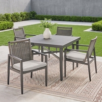 Meubles de patio d'extérieur, ensemble de canapés de luxe, meubles de jardin d'extérieur, ensemble de table à manger, ensemble de table et chaises de bar, chaise à bascule d'extérieur