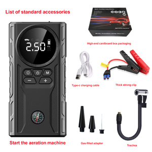 Nouvelle Batterie Externe Multifonctionnelle 6-en-1 Professionnelle 8000 mAh avec Câble de Démarrage et Démarreur de Voiture pour Pneus - Product Image 5