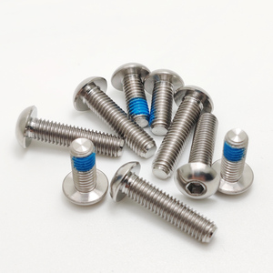 Tùy chỉnh GR5 / TC4 Titan vít Nylon vá nút tự khóa Pan đầu vít titan - Product Image 4