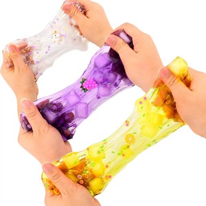 CHENXI Nouveau Design 70ml Slime Cristal Ultra Doux Transparent Coloré Parfumé Kit de Jouets Éducatifs DIY Sûr Non Toxique 9 Couleurs Anti-Stress - Product Image 1