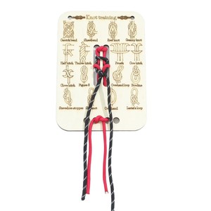 Planche d'entraînement en bois pour la nattage de cordes, outil durable pour la survie en extérieur et le camping - Product Image 3