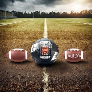 उच्च गुणवत्ता वाले पेशेवर रग्बी फुटबॉल सेट भूरे रंग के टिकाऊ pvc tpvc इनडोर आउटडोर खेल अमेरिकी - Product Image 1