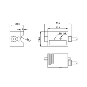 AKUSENSE CE30 Series Capacitive <strong>Proximity</strong> <strong>Sensor</strong> PNP Output IP67 Protection 10-30V DC Easy Mounting Liquid Level Detection - Product Image 2