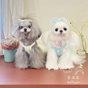 Vestido de Encaje Dulce para Perro, Falda con Bordado <span class=keywords><strong>Floral</strong></span> para Perros Pequeños y Gatos, Ropa de Primavera/Verano para Perros y Gatos - Product Image 4
