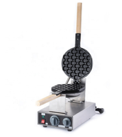 Gaufrier pour Bubble/Egg Waffle, électrique 220V, Portable, Commercial