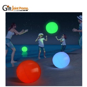 Schlussverkauf bunte wasserdichte riesige aufblasbare glühende Strandkugeln aufblasbare pvc-led-kugel - Product Image 5