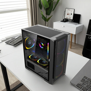 เคสเกมมิ่ง M-ATX Mid Tower พร้อมโครงอะลูมิเนียม รองรับชุดระบายความร้อนด้วยน้ำสำหรับ CPU ขนาด 240 มม. และพาวเวอร์ซัพพลาย ATX มีสินค้าในสต็อก - Product Image 5