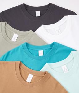 T-shirt à manches longues en coton pur pour homme, tendance automne, décontracté, 230g, col rond, logo imprimé au dos - Product Image 3