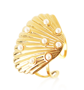 Fatingna 세련된 트렌디 조정 가능한 티타늄 스틸 링 개인 이름 금도금 스테인레스 스틸 속지 고유 번호 보석 - Product Image 6