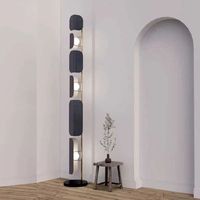 Lampadaire de luxe à LED en fer contemporain 2026 Offre Spéciale avec lumière variable pour chambre à coucher à l'intérieur