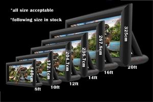 <span class=keywords><strong>Location</strong></span> d'écran de cinéma gonflable d'extérieur - Projection de cinéma <span class=keywords><strong>en</strong></span> plein air portable avec souffleur certifié 12V intégré - Product Image 3
