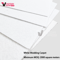 Tapis de couloir épais blanc pour décoration de mariage, scène, événements commerciaux