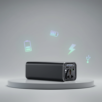 Batteries externes personnalisées avec logo, charge rapide 120W, haute capacité 31200mAh, entrée Type-C, sortie AC 112Wh 110V 220V
