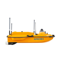 Sondeur de profondeur numérique portable monocanal Apache4 OEM étanche IP67 pour relevés sous-marins de navires sans pilote avec vidéo 360°