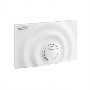 Botón de descarga doble para inodoro, cromado, diseño minimalista, placa para tanque oculto, 100x50 cm - Product Image 3