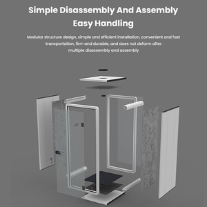 Nhà Máy Tùy Chỉnh Âm Thanh Cách Nhiệt Di Động Ghi Âm Gian Hàng Phòng Thu Âm Phòng Thu Gian Hàng Giọng Giọng hát Phòng Thu Âm - Product Image 5