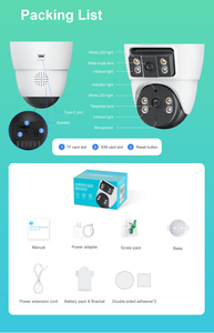 V380 Max Không Dây Miễn Phí 4G Máy Ảnh Dual View 360 Độ Máy Ảnh 24/7 Video Ghi Trong Nhà Micro Tiêu Thụ Điện Năng Mini Dome Máy Ảnh - Product Image 5