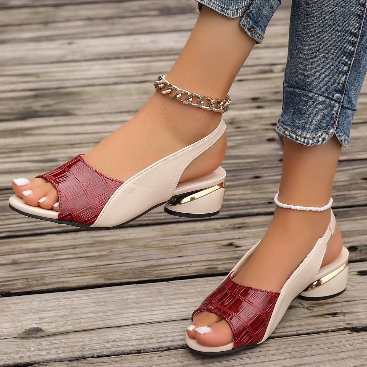 Block Heel Sandals Stylish and Comfortable Footwear