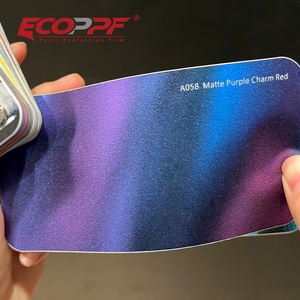 <span class=keywords><strong>Film</strong></span> de protection de peinture TPU auto-cicatrisant anti-jaunissement de qualité supérieure, couleur violet raisin nacré, PPF 7,5 mil, pour toutes les voitures - Product Image 2