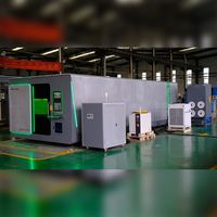 Machine de découpe laser CNC industrielle à fibre, corps fermé, 3015, 3000W, contrôle Cypcut, haute rigidité, Yaskawa AI/PLT pour atelier métallurgique