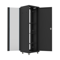 Armoire de serveur en rack Otrans 32U, infrastructure de centre de données, salle informatique, serrure électronique, armoire réseau, acier laminé à froid SPCC, en stock