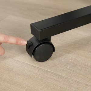 โต๊ะเคลื่อนที่ปรับความสูงได้โต๊ะโซฟาโต๊ะแบบพกพาโต๊ะคอมพิวเตอร์แล็ปท็อปพร้อมโครงโลหะและล้อกลิ้ง - Product Image 5