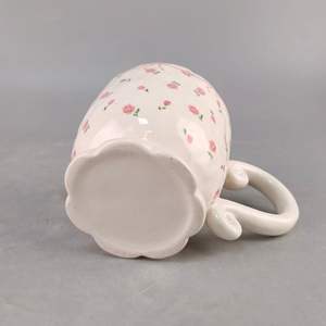 Tasse à eau en céramique de style rétro, luxe léger, haute valeur esthétique, faite à la main, pour couple, cadeau d'accompagnement pour la maison - Product Image 4