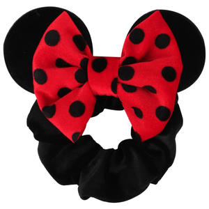 أحدث ربطات الشعر النسائية المخملية الحلوة الأنيقة على شكل آذان الفأر الترتر ربطة شعر بخصر جميل عصابة رأس للفتيات - Product Image 2