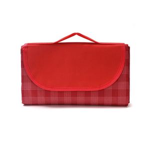Tapis de camping portable pour pique-nique en plein air, imperméable, épais, à motif damier, en tissu Oxford 600D, tapis de gazon pour le camping - Product Image 1