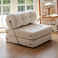 Ensemble de canapé-lit en tissu mousse à compression modulaire, mobilier de salon moderne, chaise