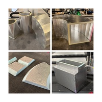 Machine de découpe de panneaux de conduits pré-isolés industriels avec table de travail sous vide