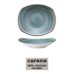 Assiette creuse rectangulaire Artisan Blue Deep Plate 28 × 24,5 cm Corona Pp1604723812 - Product Image 4