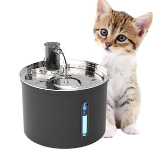Fontanella d'Acqua per Animali Domestici in Acciaio Inox di Alta Qualità, 3L, Colore Nero, Distributore Automatico per Esterni per Gatti, Cani e Piccoli Animali - Product Image 6