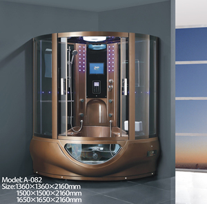 Vente en gros d'usine, salle de sauna nude, salle de bain, douche chaude, salle de vapeur, salle de douche avec lumière au plafond - Product Image 5