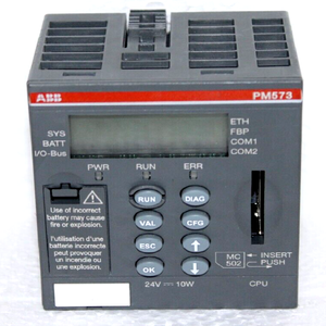 Processeur PLC sur rail DIN 1SAP130300R0271 PM573-ETH avec mémoire de 512 Ko pour la commande de réseau d'automatisation industrielle - Product Image 6