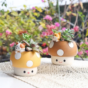 <span class=keywords><strong>Contenitori</strong></span> per vasi di fiori in resina divertente ai funghi piccoli e piccoli oggetti succulenti <span class=keywords><strong>da</strong></span> scrivania <span class=keywords><strong>da</strong></span> ufficio - Product Image 5