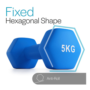 Tùy Chỉnh Cao Su Tổng Hợp Tráng Trọng Quả Tạ Hex Tay Làm Việc Trọng Lượng Phòng Tập Thể Dục Thiết Bị Tập Thể Dục Tập Thể Dục Non-Slip Quả Tạ - Product Image 5