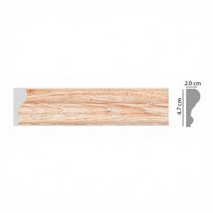 Moldura Decorativa de Pared de PS con Aspecto de Madera, Resistente al Agua |   Molduras de Pared Interiores de Poliestireno al por Mayor de Fábrica - Product Image 1