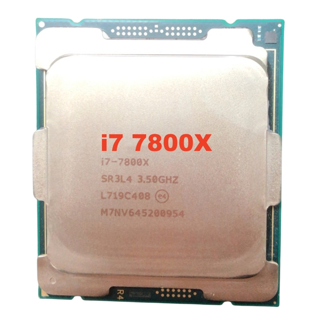 Good Price i7 7800X CPU For Desktop Processor 6core 140w 3.5GHz 8.25MB LGA 2066 Gaming Processor CPU I7 Series Processor