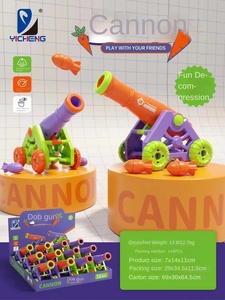 Giocattolo in Plastica Morbida a Lungo Raggio, Cannone a Forma di Ravanello con Occhiali, Lancia Proiettili, Simulazione di Lanciarazzi, Piccoli Giocattoli - Product Image 6