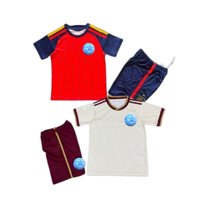 Ensemble <span class=keywords><strong>de</strong></span> maillots <span class=keywords><strong>de</strong></span> football haut <span class=keywords><strong>de</strong></span> gamme imprimés par transfert thermique 100% polyester, nom et numéro d'équipe personnalisés, patch 3D, anti-UV, professionnel, élite - Product Image 2