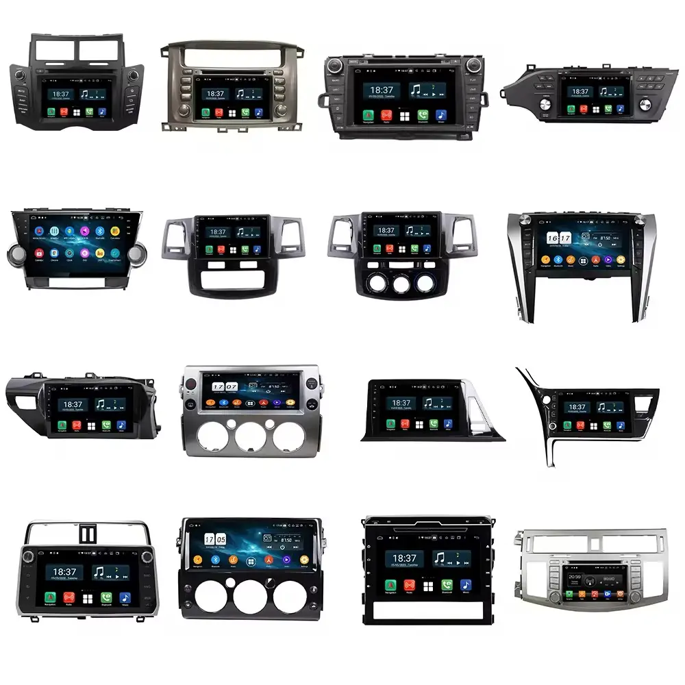 Alle Auto-Serien Auto-DVD-Player-Rahmen Berührungsbildschirm Navigationspaneel Funkrahmen Branchenführer Hersteller Android Funkband
