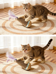 Giocattolo Interattivo per Gatti <span class=keywords><strong>Sisaal</strong></span> Tumbler, Gioco con Palla Girevole Resistente ai Morsi, Giocattolo Multifunzione per Animali Domestici - Product Image 6