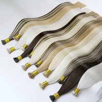Extensions de cheveux humains chinois en gros, type I-Tip, Microlink